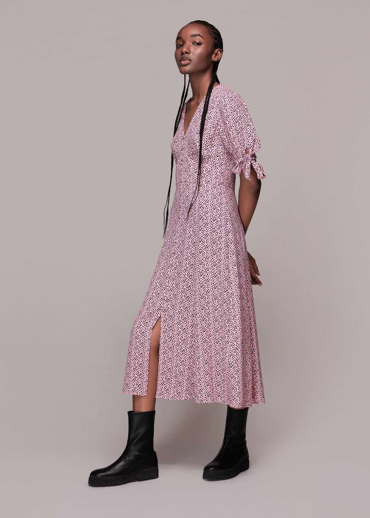 Shop Leopard Print Midi Dress｜Nuditta