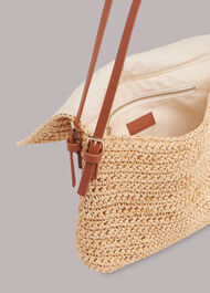 Karis Straw Shoulder Bag