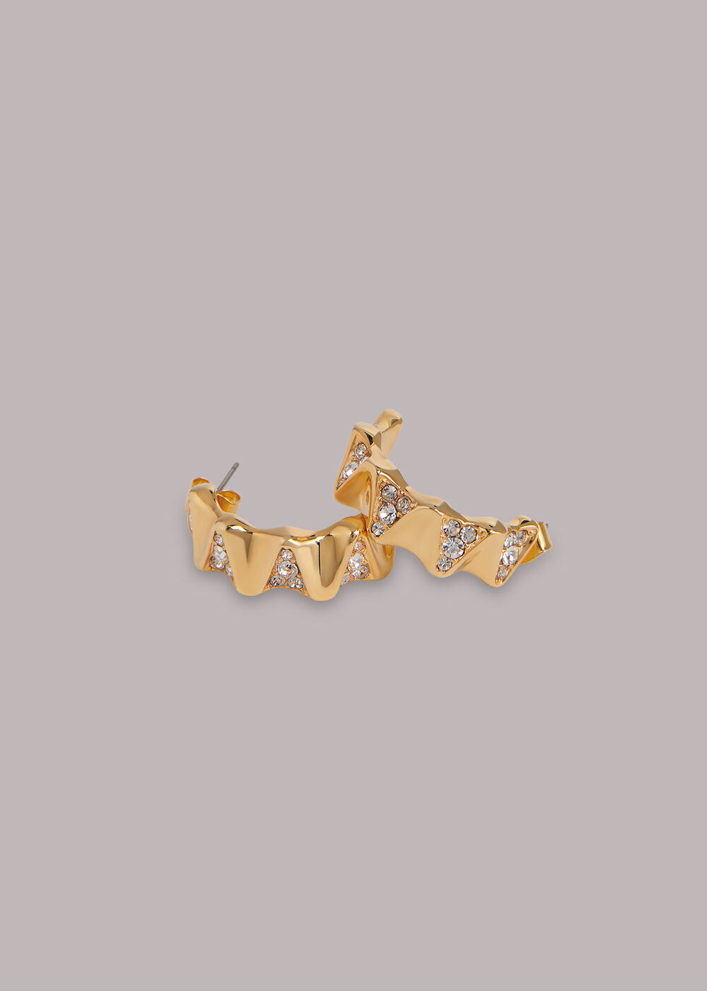 Zigzag Gem Earring