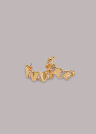 Zigzag Gem Earring