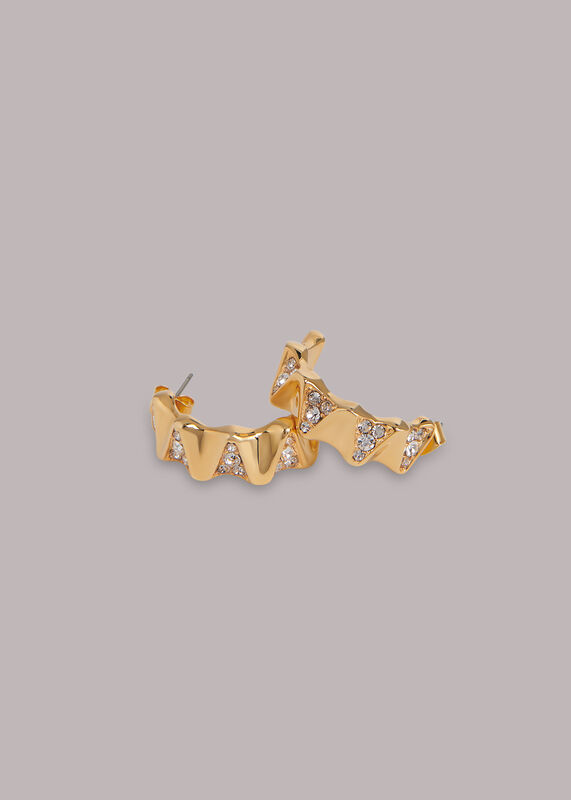 Zigzag Gem Earring