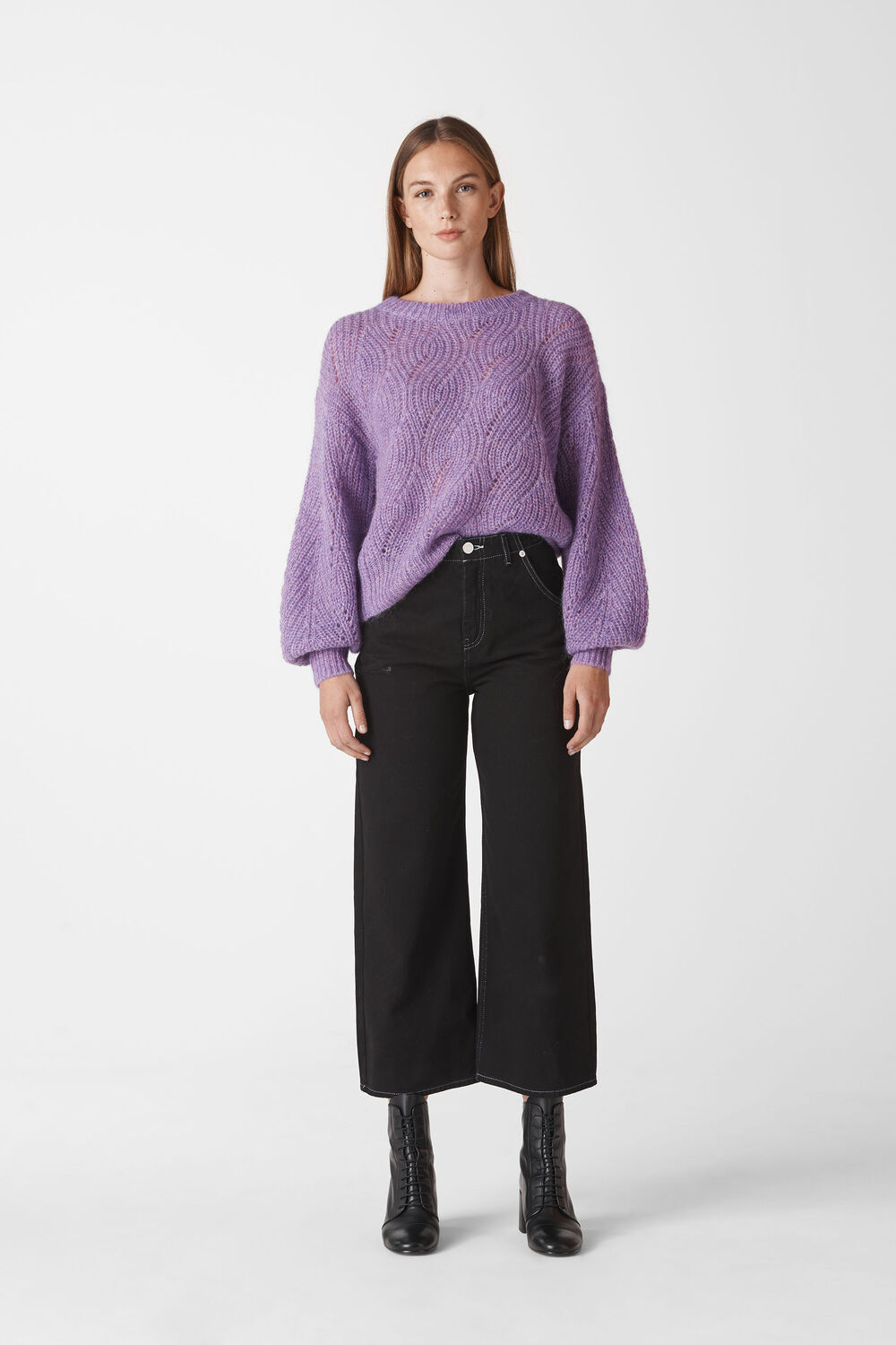 Sophia Mohair Sweater Lilac