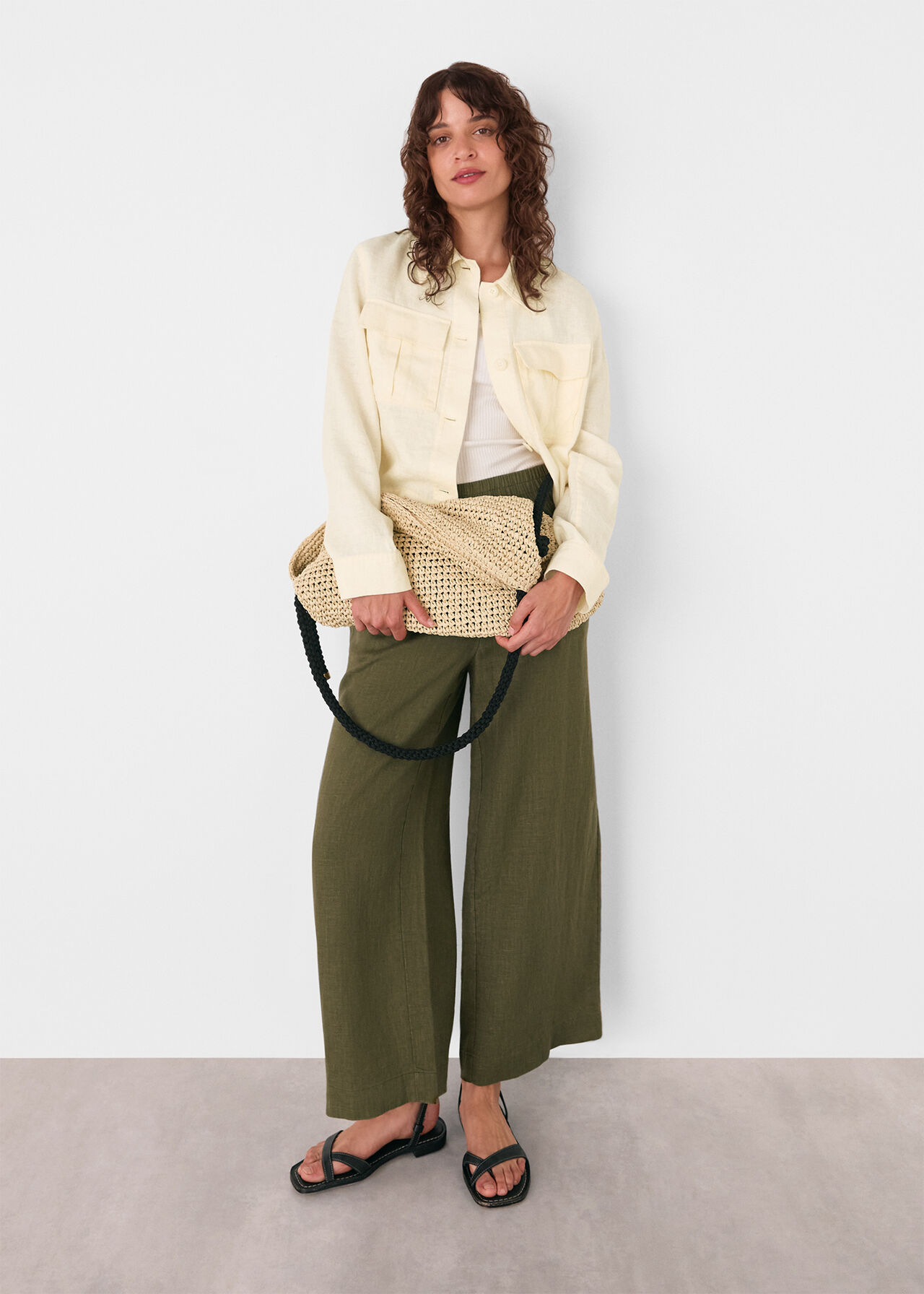 Abby Linen Casual Jacket
