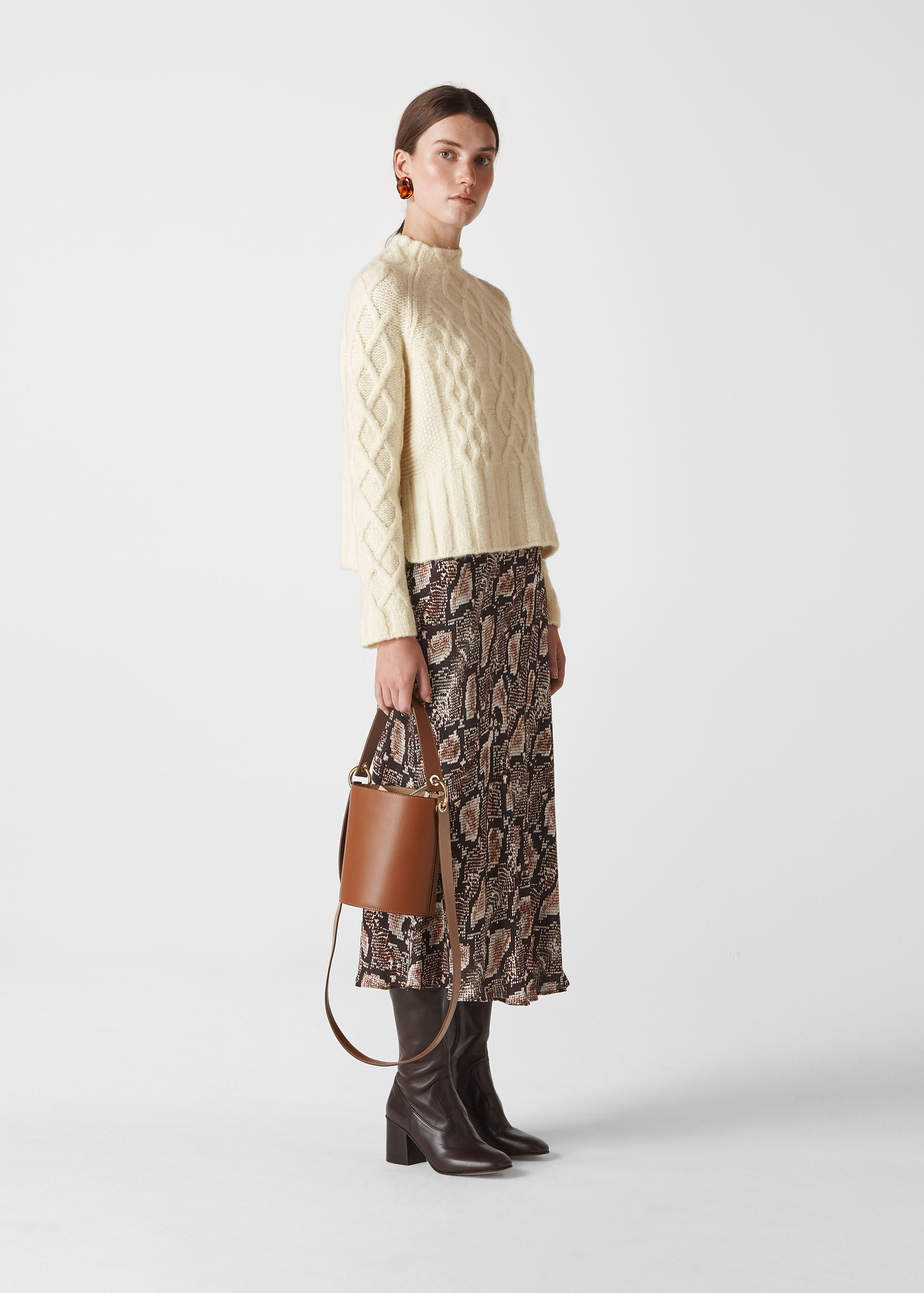 Whistles cable knit jumper sale