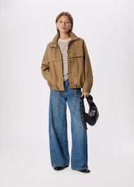 Stripe Relaxed Cotton T-shirt