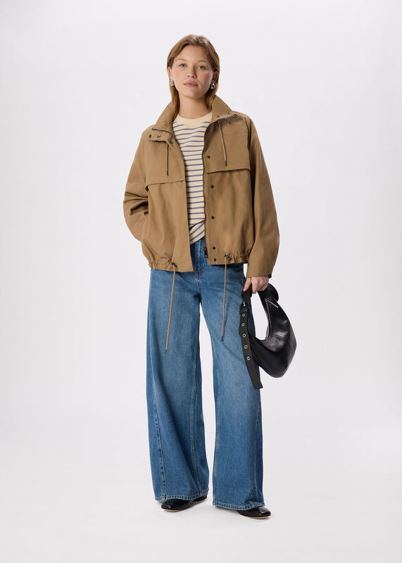 Blue Stripe Relaxed Cotton T-shirt