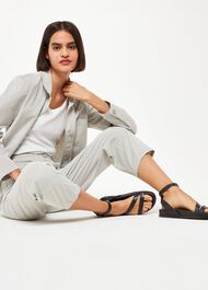 Gaia Asymmetric Strappy Sandal