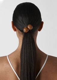 Resin Hair Band Brown/Multi