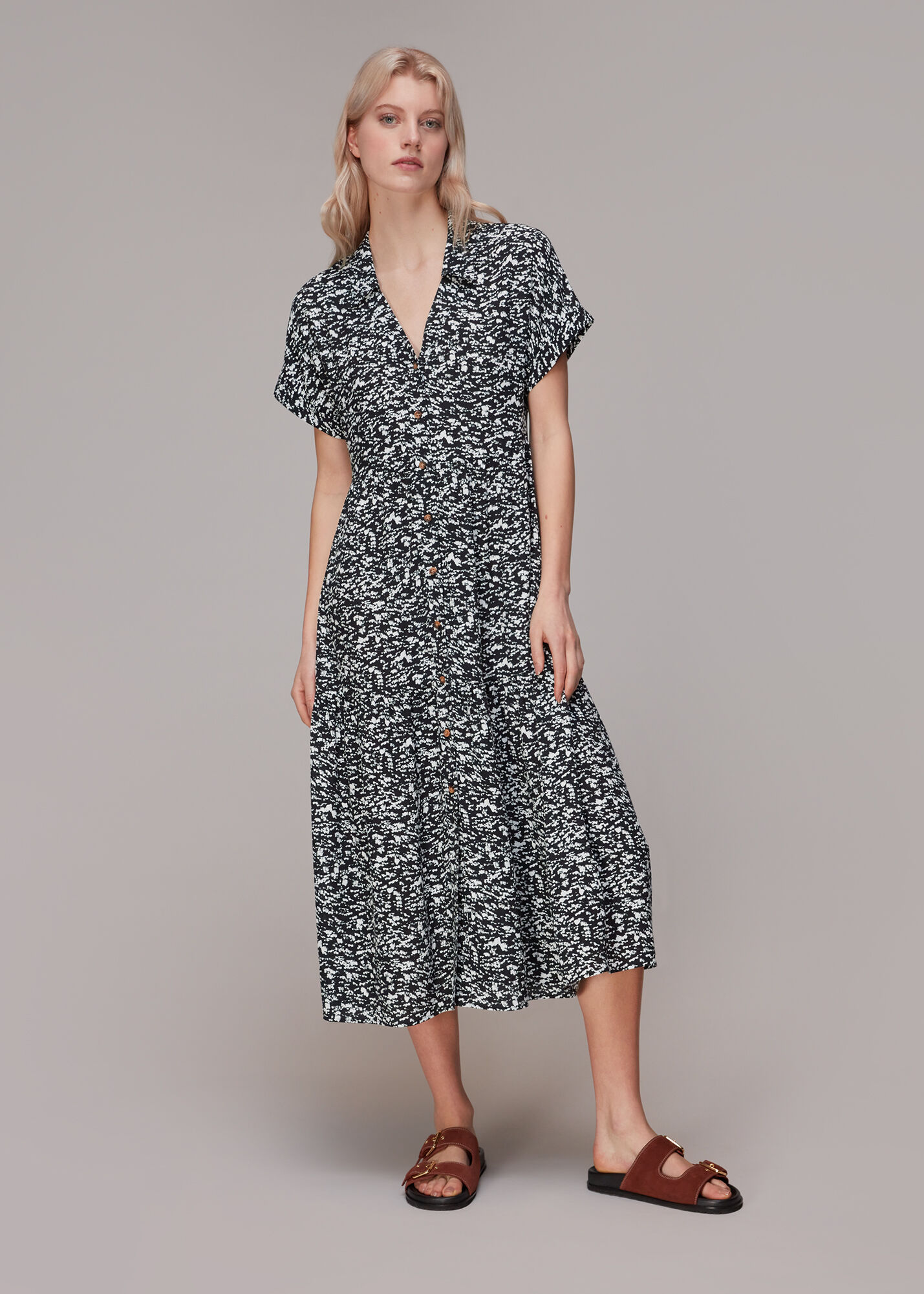 Whistles tiered dress on sale