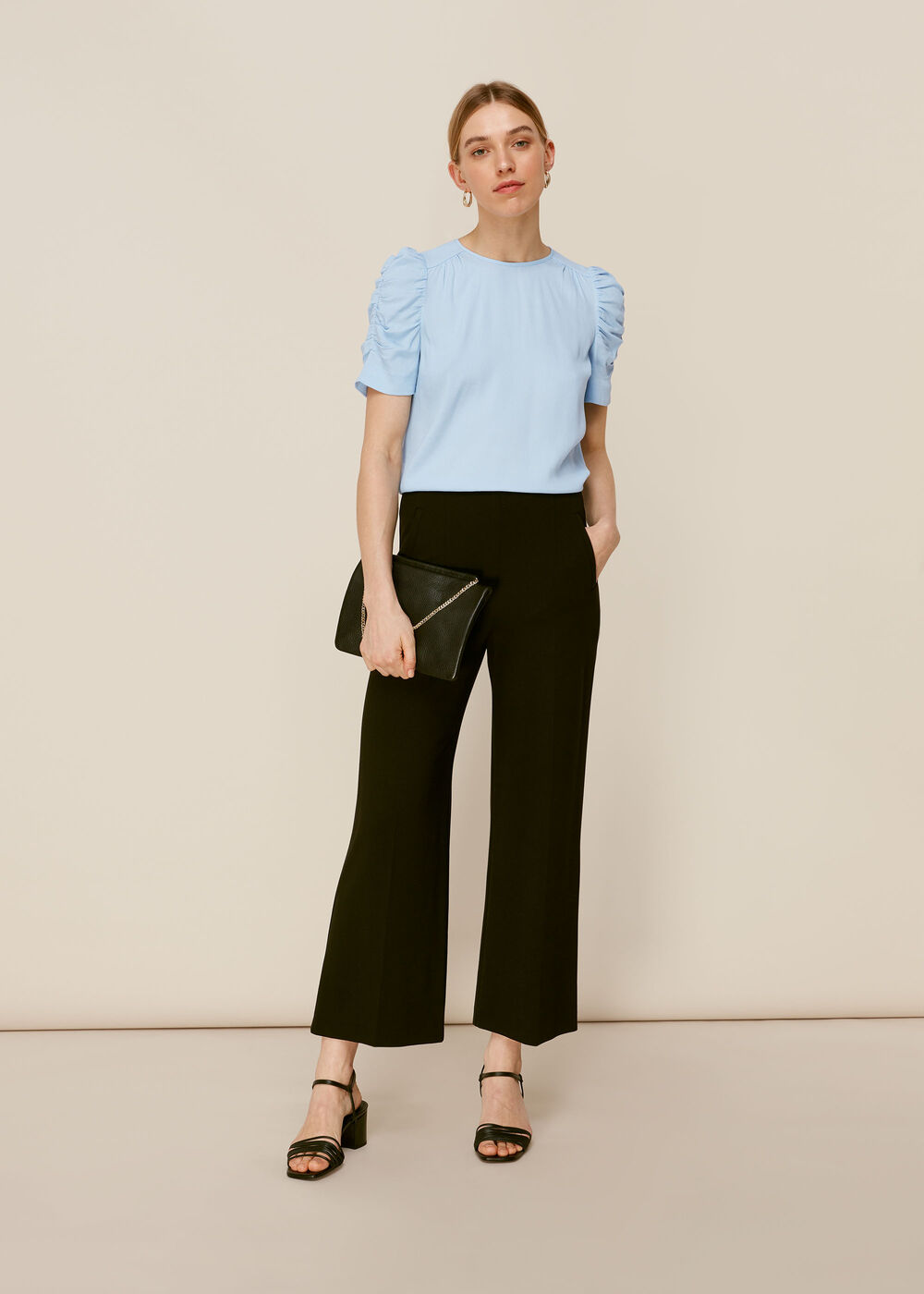 Nelly Shell Top Pale Blue