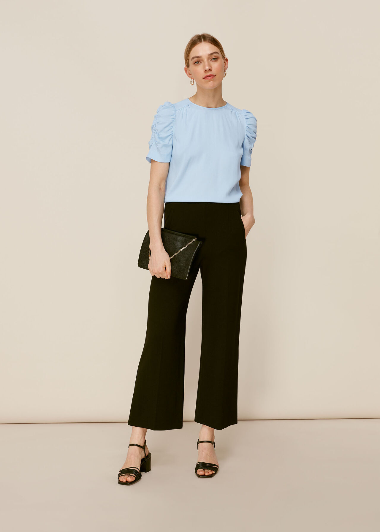 Nelly Shell Top Pale Blue