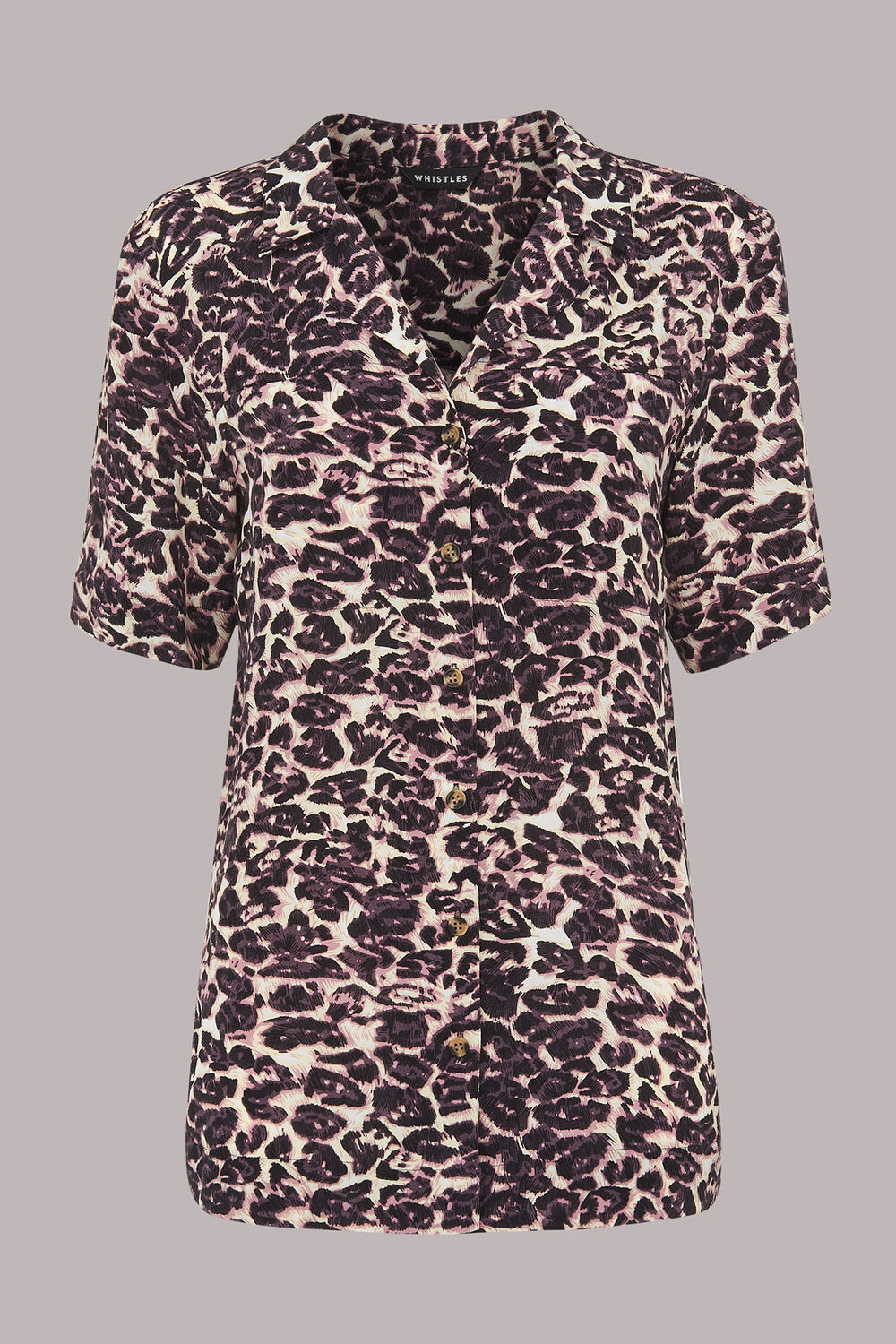 Clouded Leopard Print Shirt