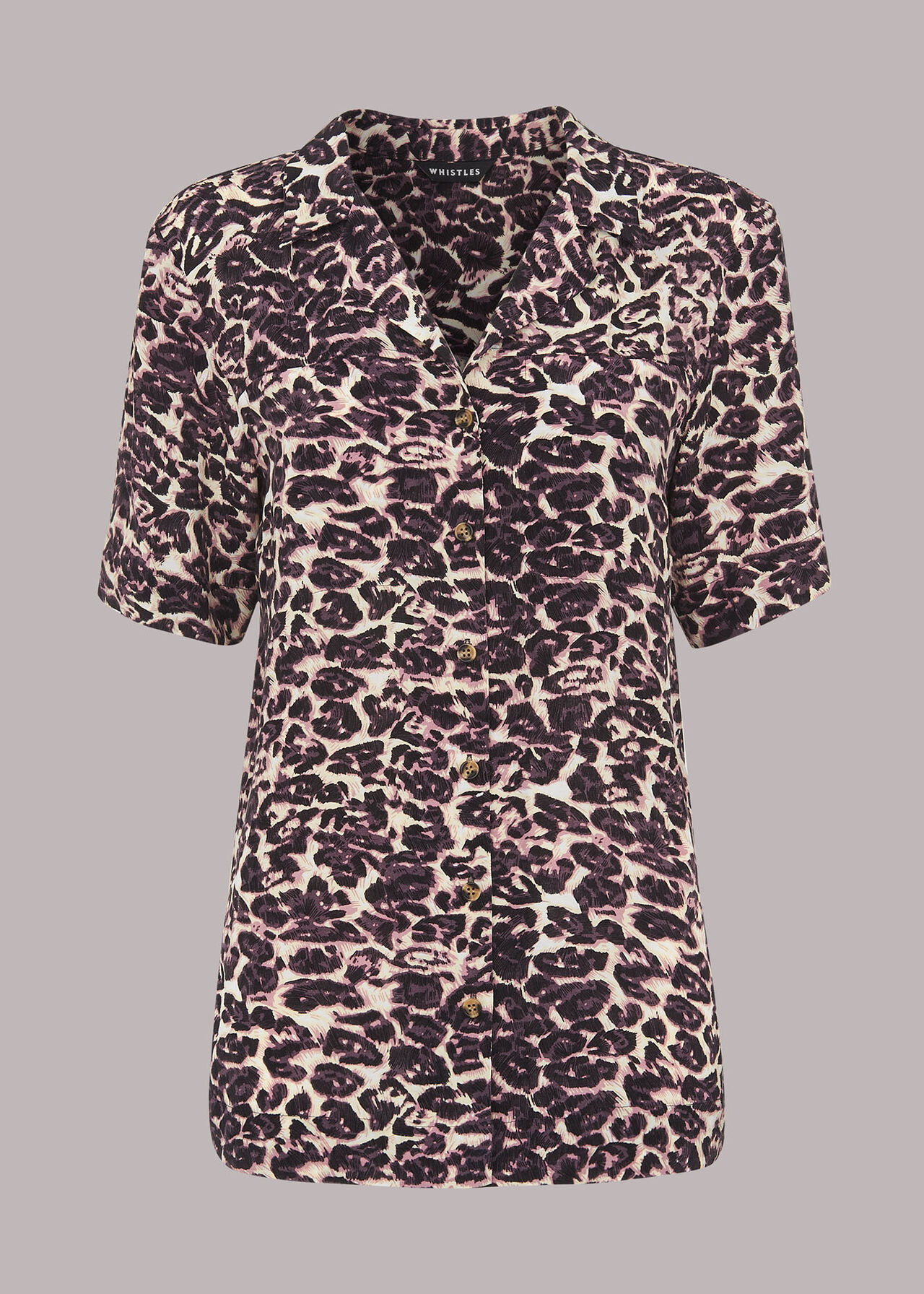 Clouded Leopard Print Shirt