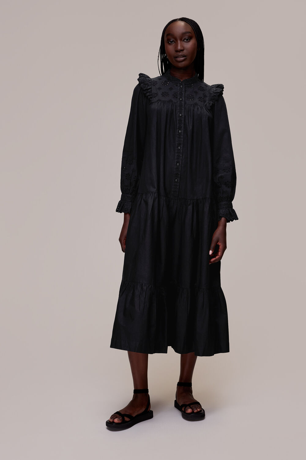 Talula Broderie Trapeze Dress
