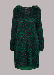 Smudge Animal Frill Dress