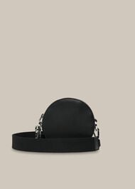 Cole Round Crossbody Bag Black