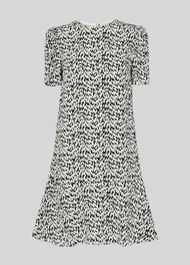 Petal Print Dress Black/Multi