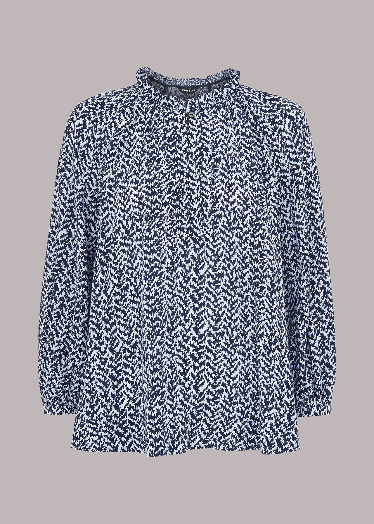 Zig Zag Print Blouse