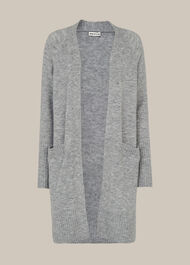 Lilly Long Line Wool Cardigan