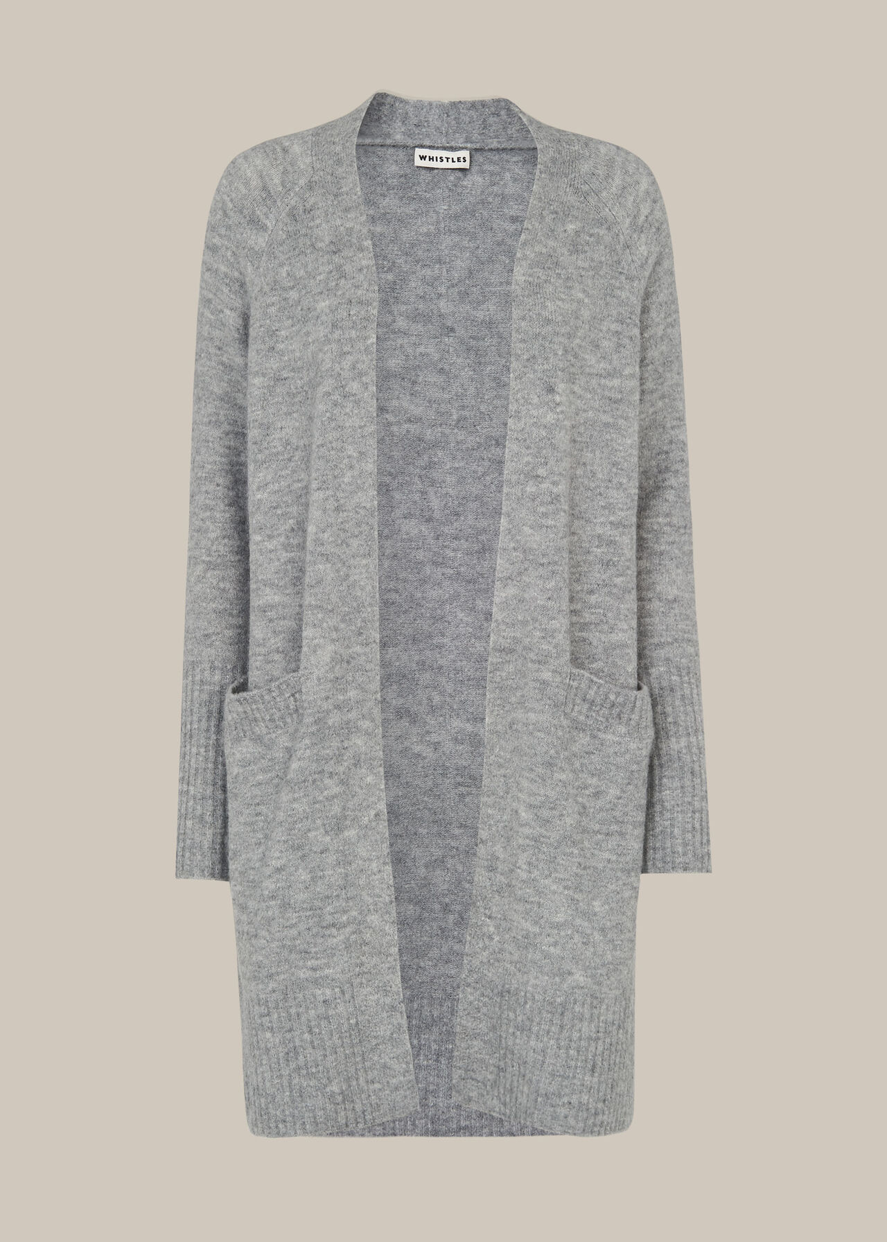 Lilly Long Line Wool Cardigan