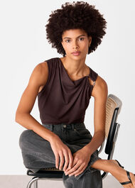 Ring Detail Sleeveless Top