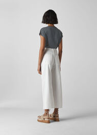 Stripe Minimal Cap Sleeve Navy/Multi