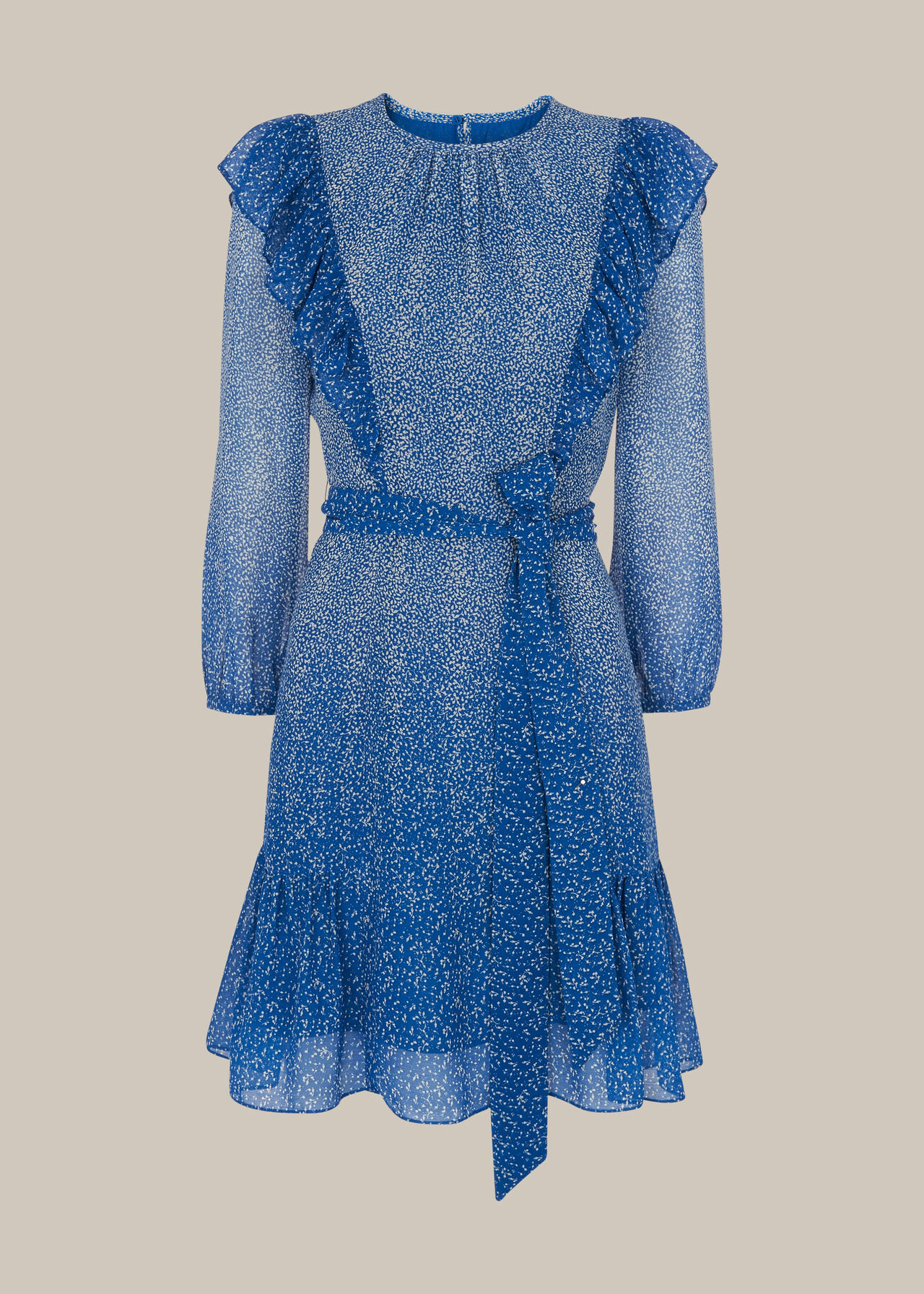 Floral Gradient Dress Blue/Multi