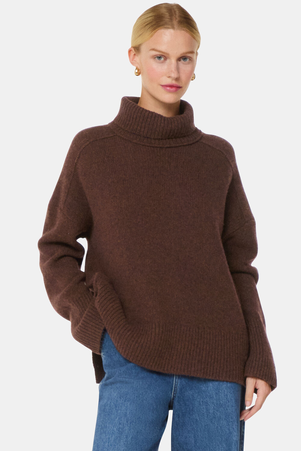 Wool Roll Neck Knit