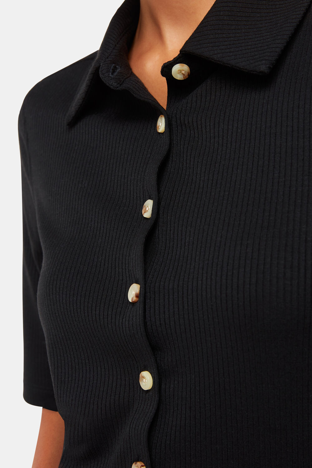 Grace Ribbed Polo