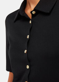 Grace Ribbed Polo