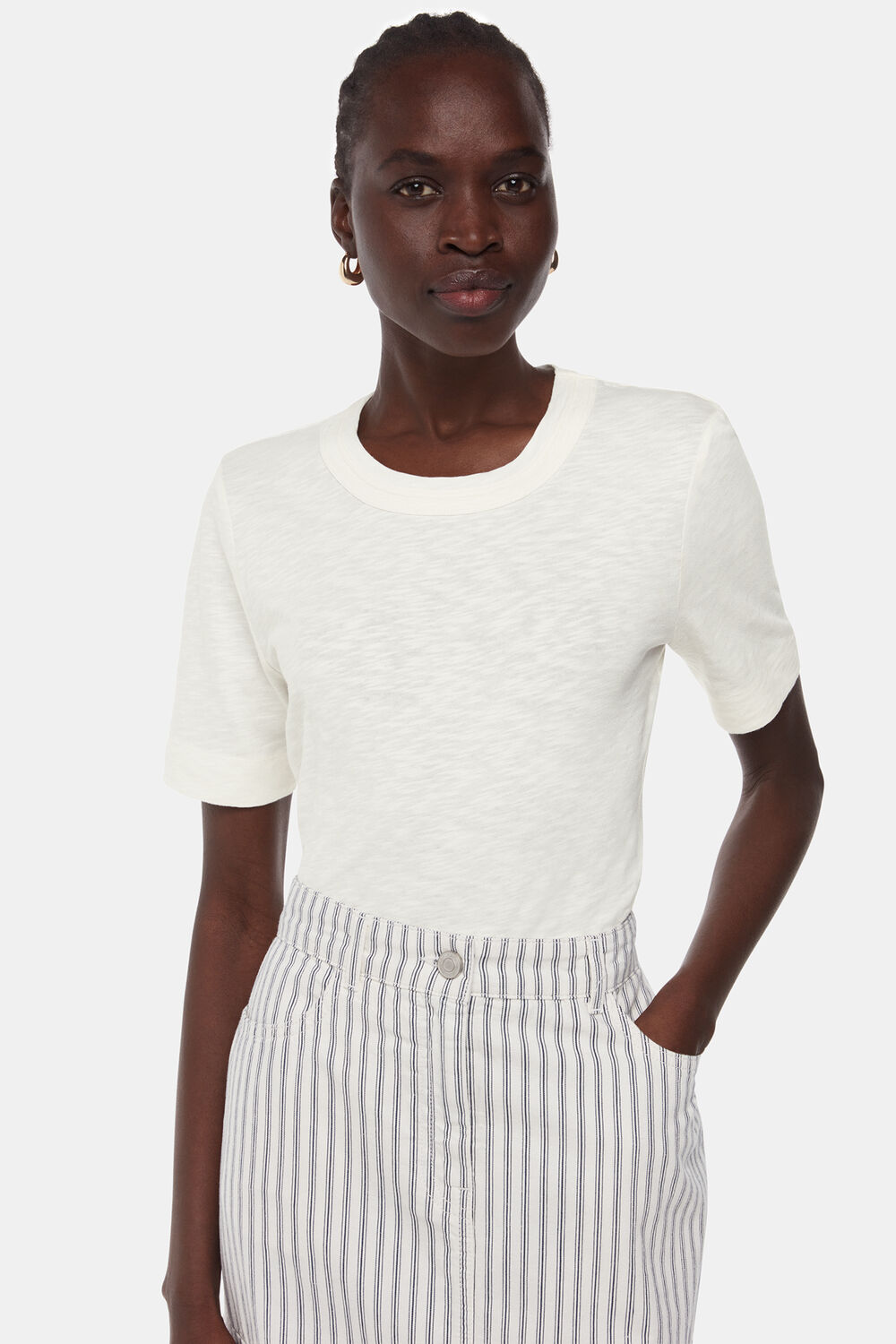Rosa Double Trim T Shirt