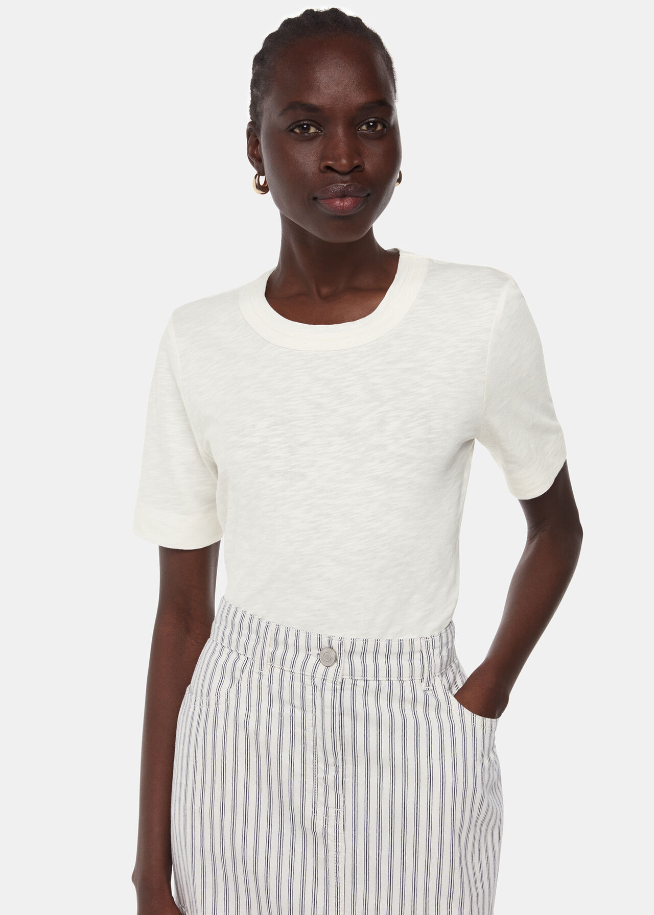 Rosa Double Trim T Shirt