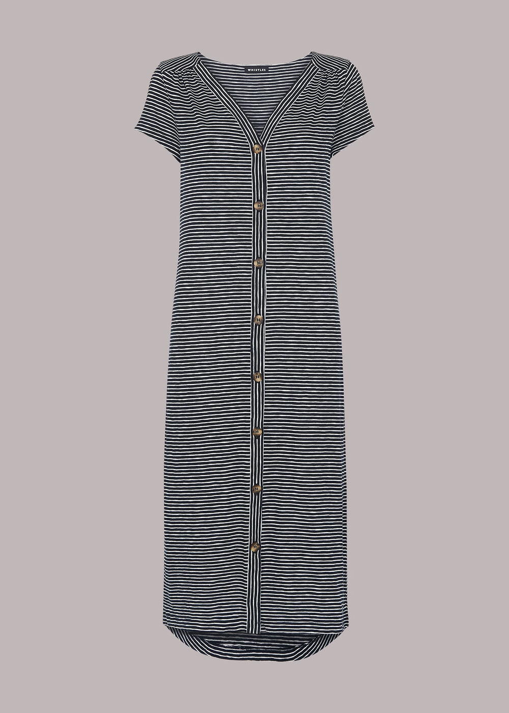 Leonie Stripe Button Dress
