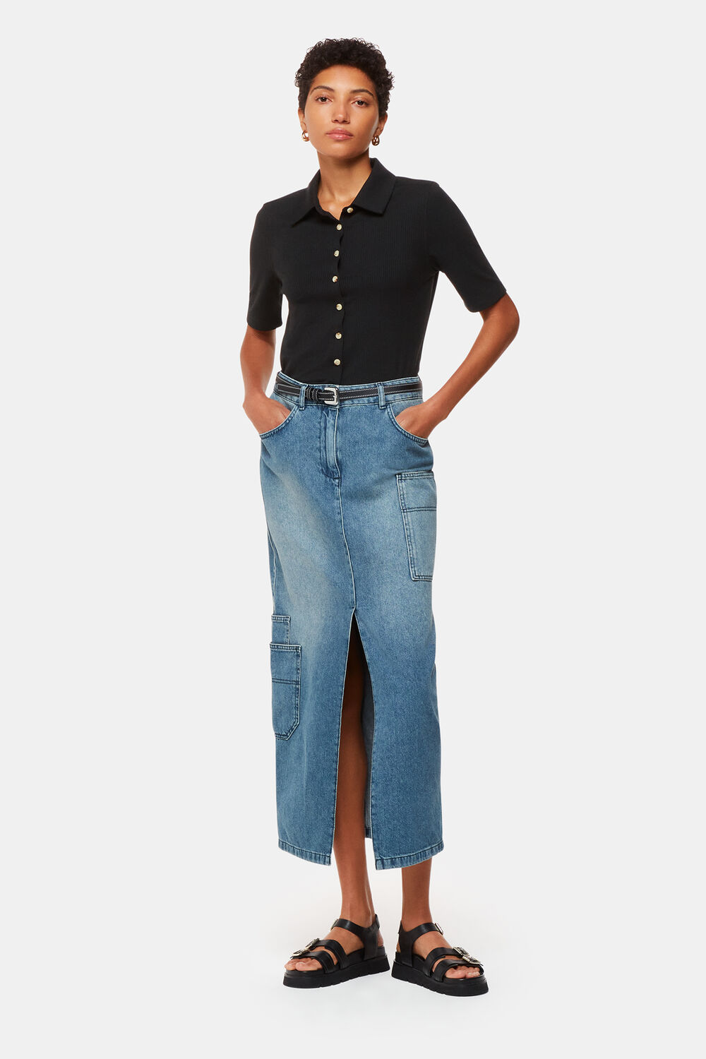 Grace Ribbed Polo