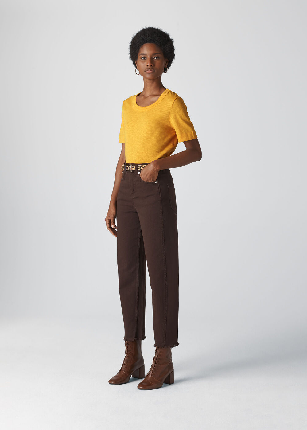 Rosa Double Trim Tee