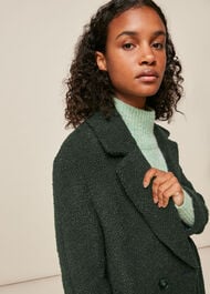 Boucle Double Breasted Coat