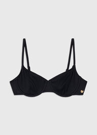 Ribbed Underwire Bikini Top