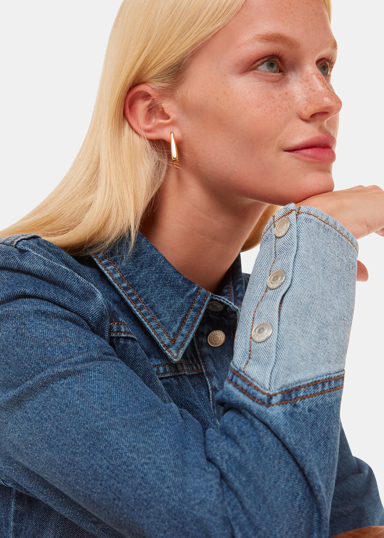 Patchwork Denim Shirt