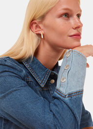 Patchwork Denim Shirt