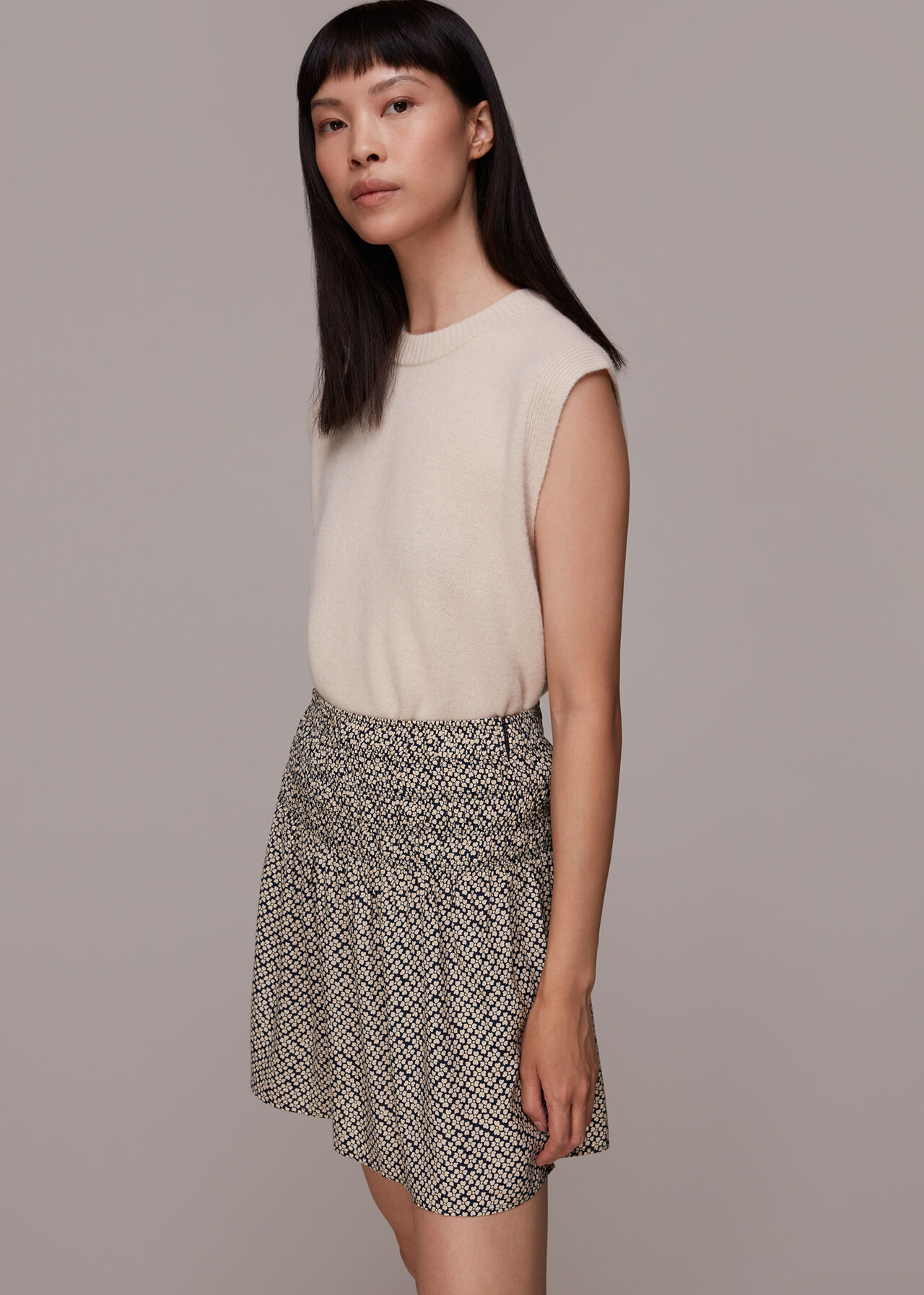 Clover Print Flippy Skirt
