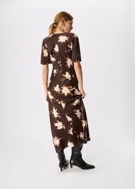 Shadow Floral Midi Dress