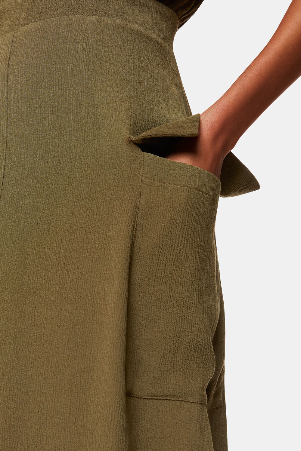 Pocket Detail Midi Dress