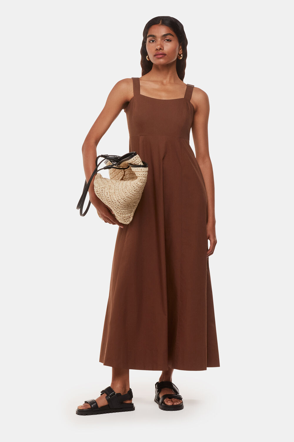 Brown Petite Anna Dress