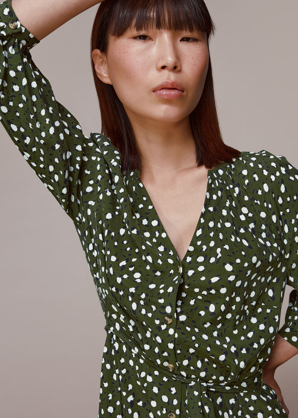 Livi Wild Leopard Midi Dress