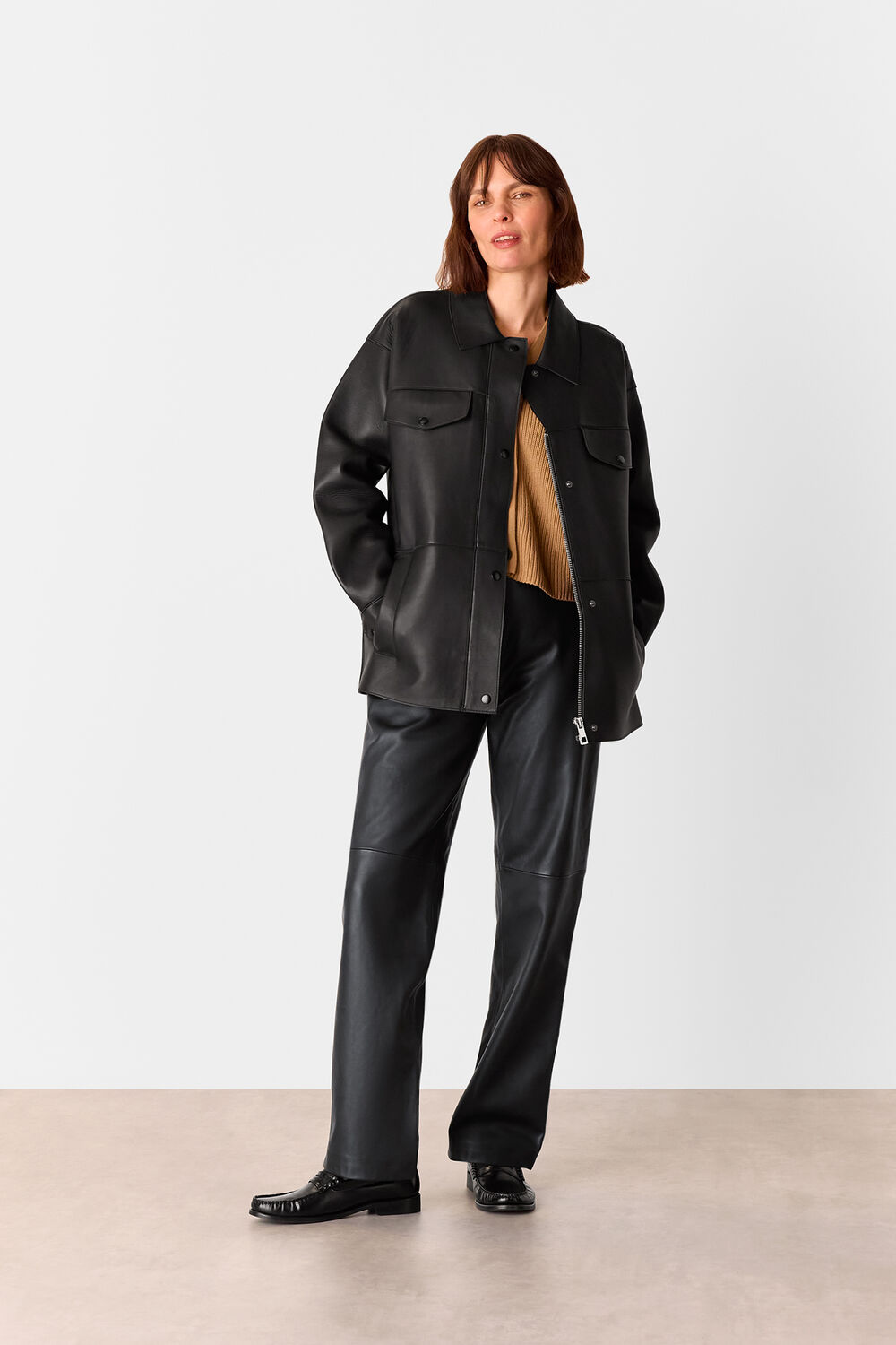 Black Ultimate Leather Pants&nbsp;