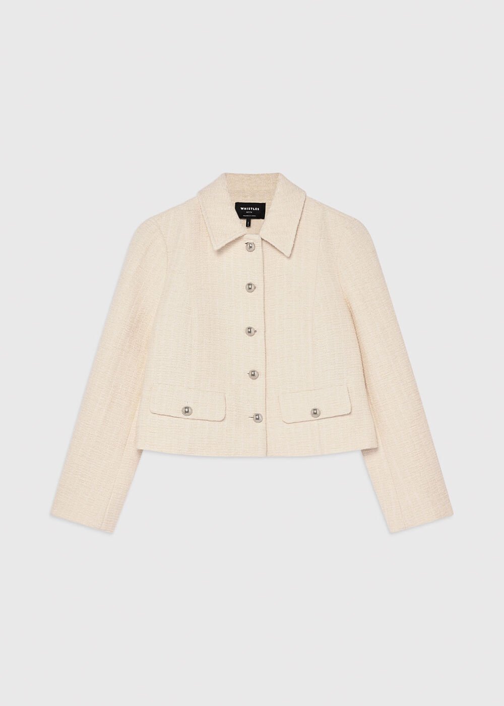 Petite Cropped Boucle Jacket