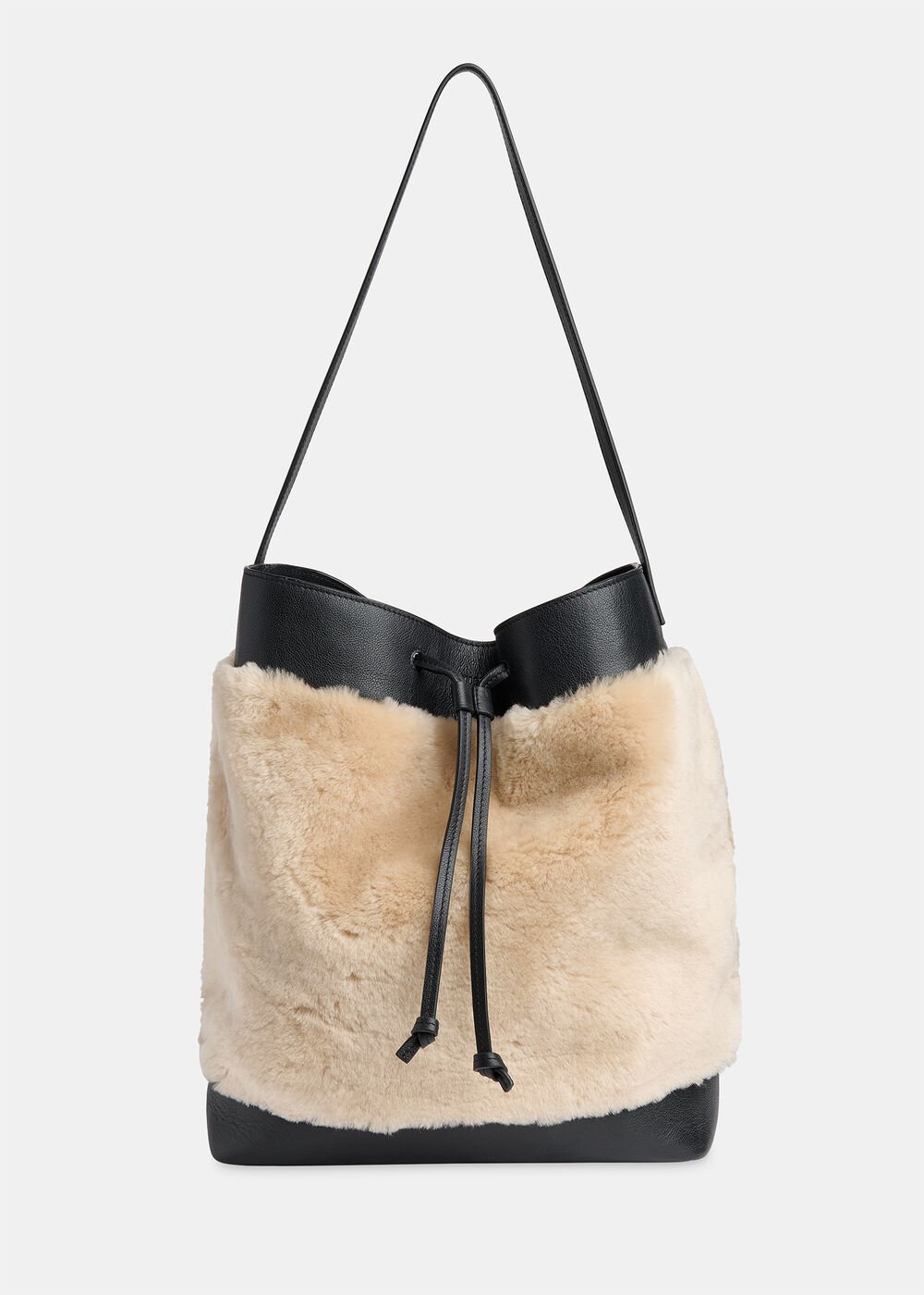 Sasha Shearling Tote Bag