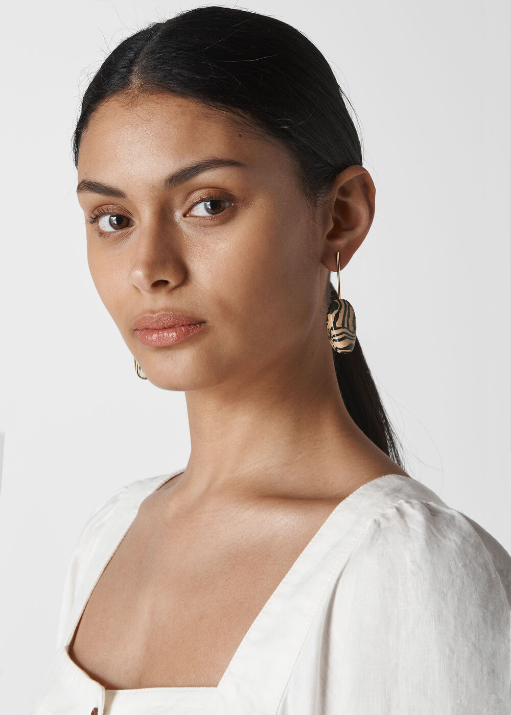 Pebble Drop Earring Pink