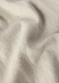 Fit and Flare Linen Dress