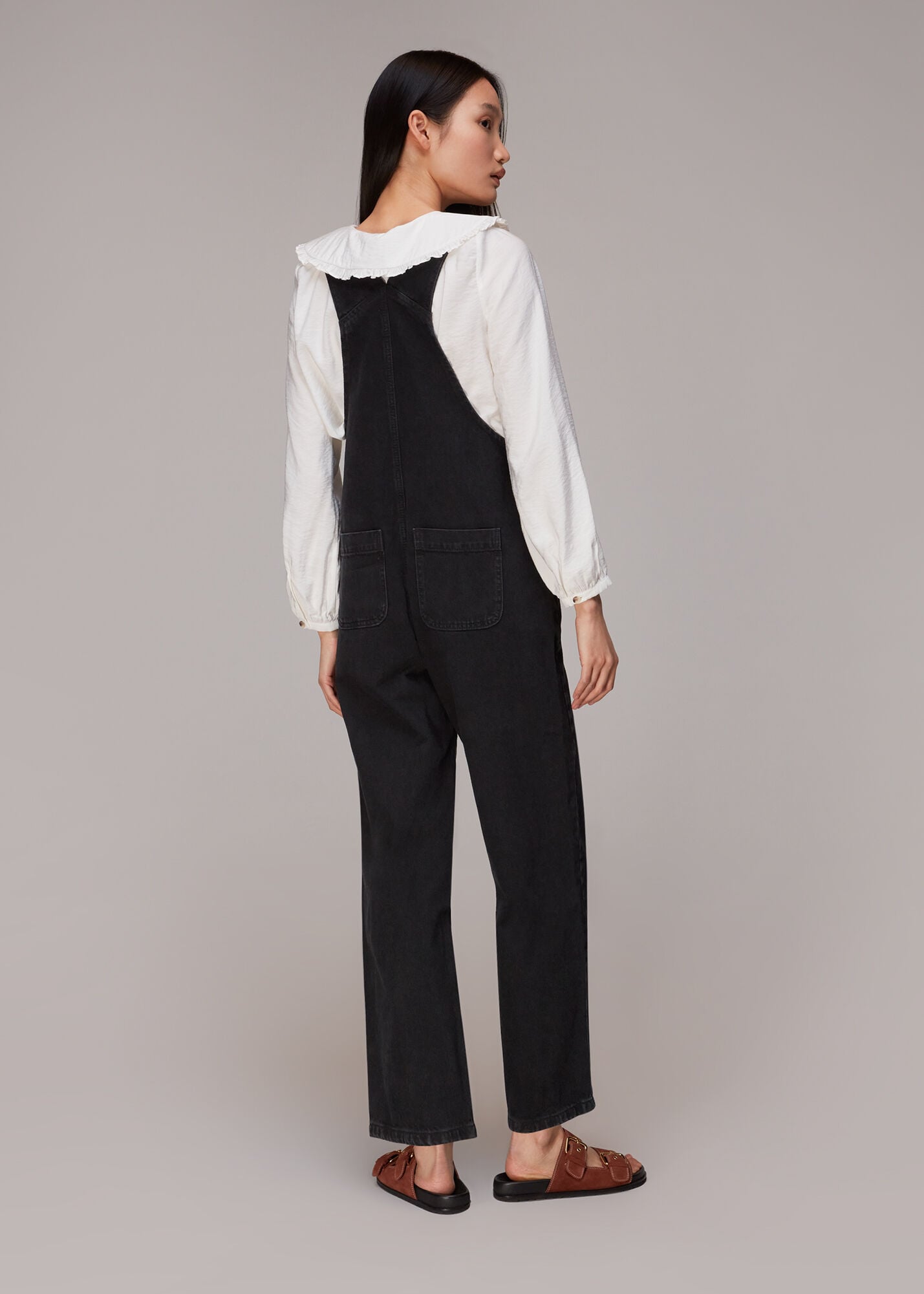 Black Leni Dungaree | WHISTLES | Whistles